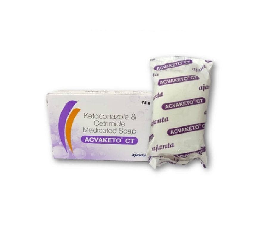 ACVAKETO CT 75GRM WHITE SOAP