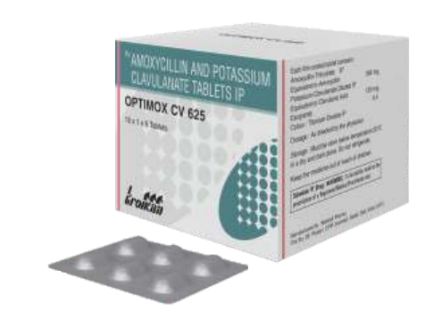 OPTIMOX CV 625MG TABLET 10’S