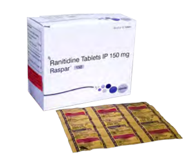 RASPAR 150MG TABLETS