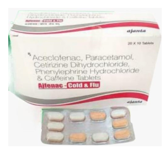 AJFENAC  COLD & FLU TABLETS