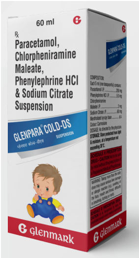 GLENPARA COLD DS SYRUP 60ML