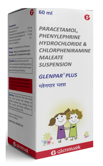 GLENPARA PLUS SUSPENSION 60ML