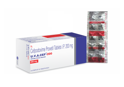 U.V.A CEF 200MG TABLET