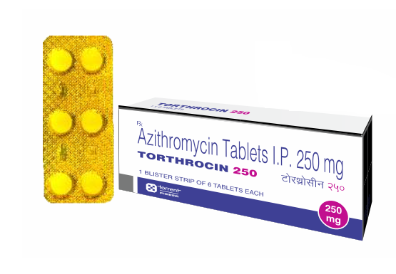 TORTHROCIN 250MG CAPSULE (BLISTER)