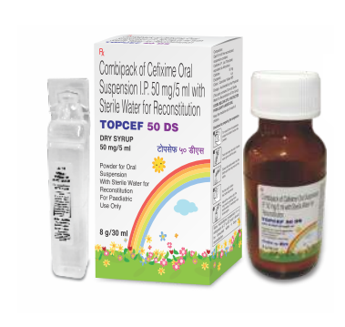 TOPCEF 50MG DRY SYRUP