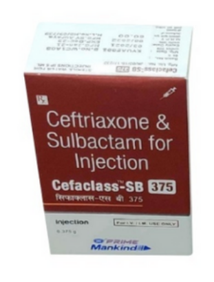 CEFACLASS SB 375MG INJECTION