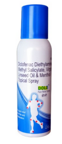 DOLO PAIN RELIEF 55GRM SPRAY