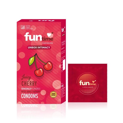 FUNTIME JUICY CHERRY CONDOM