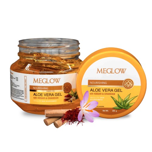 MEGLOW KESAR&CHANDAN ALOEVERA GEL