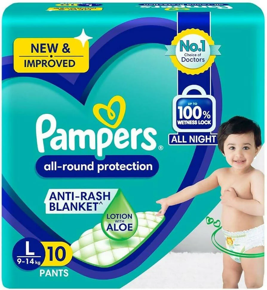 PAMPERS BLUE PANTS (ECONS) SIZE L