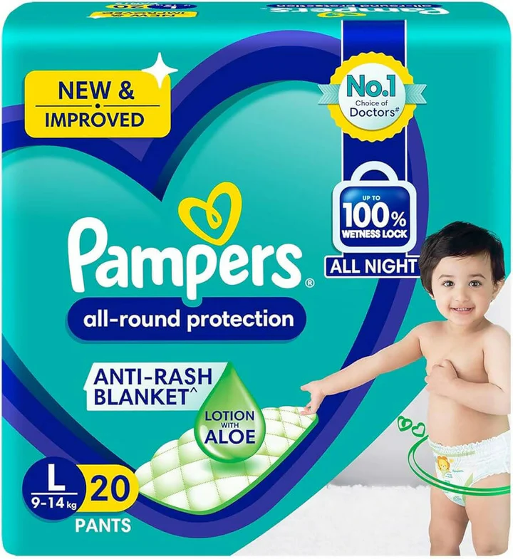 PAMPERS BLUE PANTS (VALUE) SIZE L