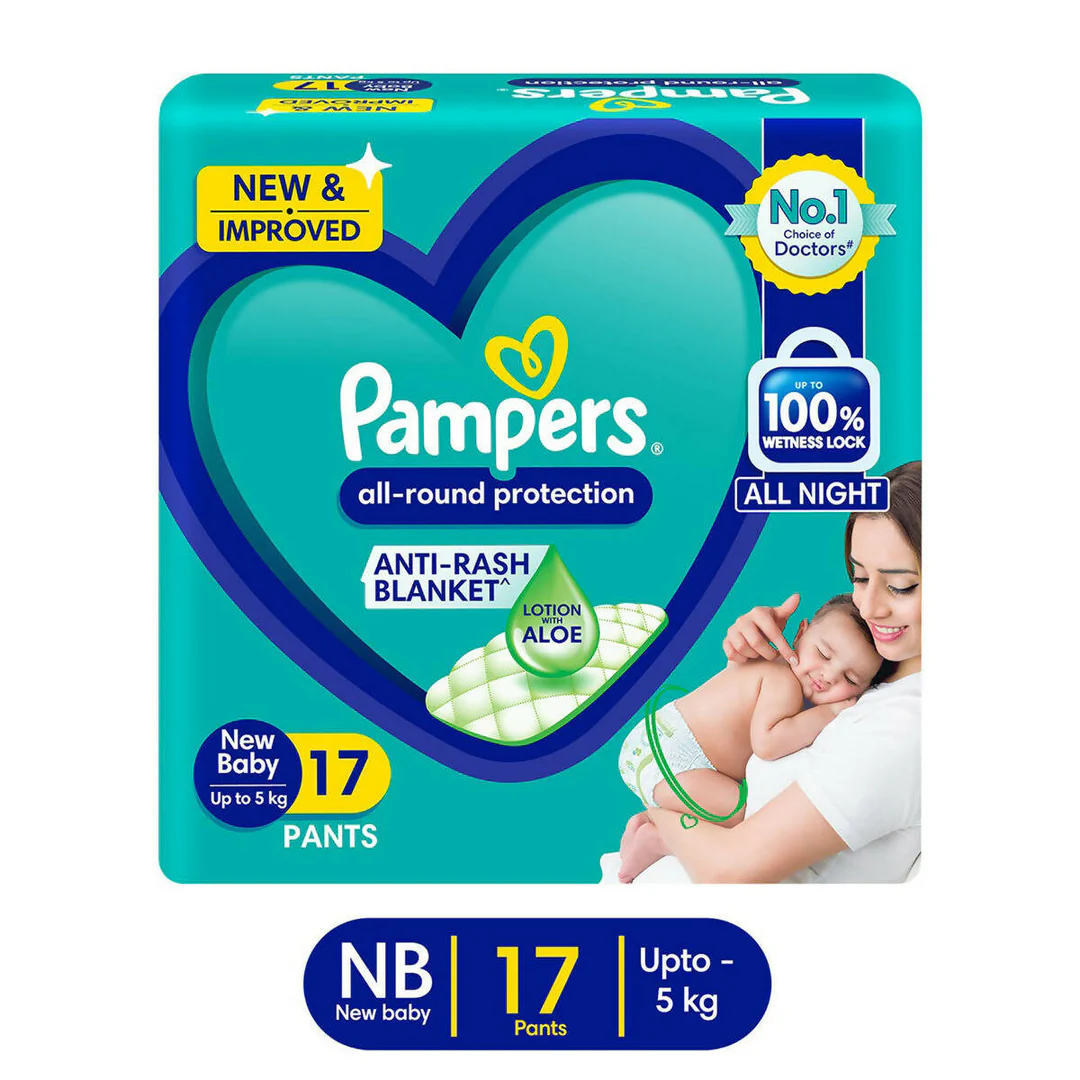 PAMPERS BLUE PANTS (ECONS) SIZE NB