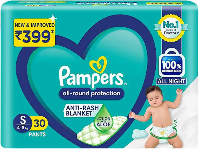 PAMPERS BLUE PANTS (VALUE) SIZE S