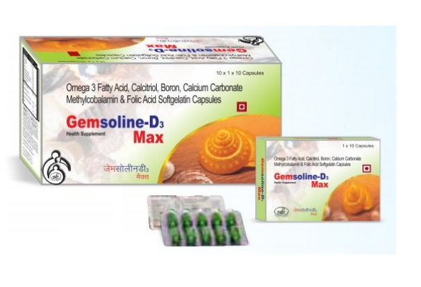 GEMSOLINE D3 MAX CAPSULE