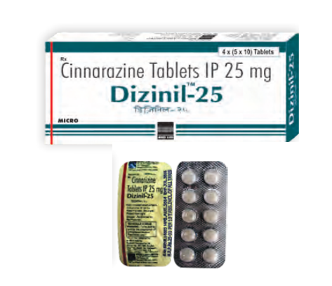 DIZINIL 25MG TABLET