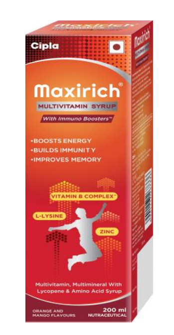 MAXIRICH MULTIVITAMIN SYRUP