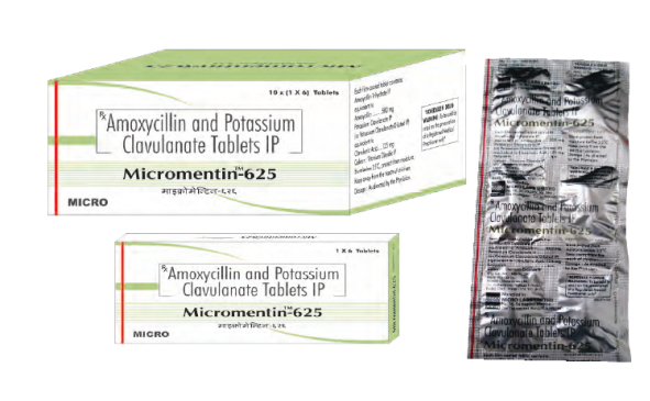 MICROMENTIN 625MG TABLET