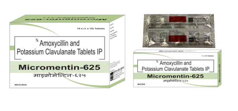 MICROMENTIN 625MG TABLET