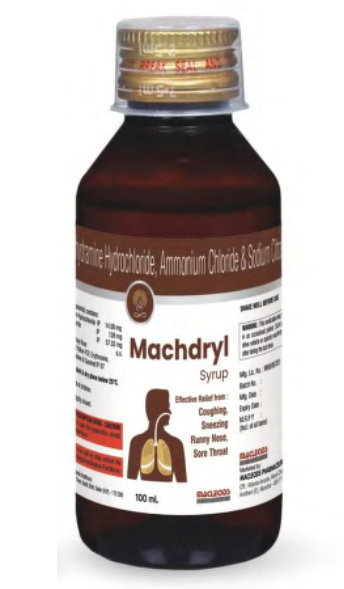 MACHDRYL 100ML SYRUP