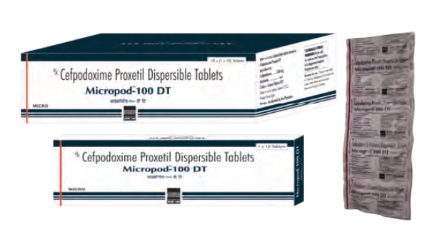 MICROPOD 100MG DT TABLET