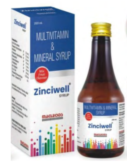 ZINCIWELL 200ML SYRUP