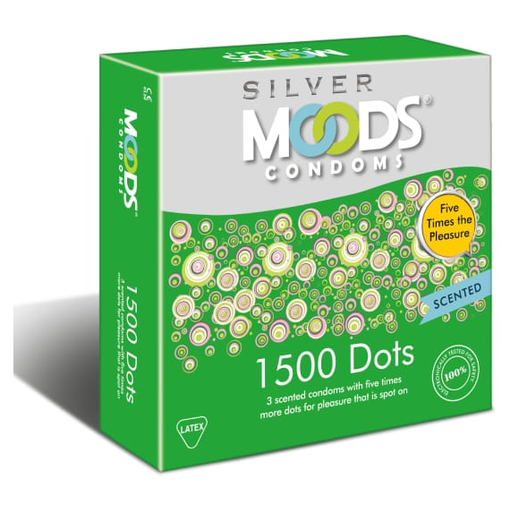 MOODS SILVER 1500 DOTS CONDOM