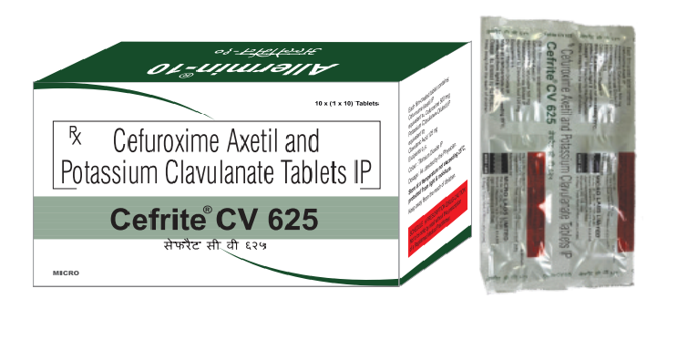 CEFRITE-CV 625MG TABLET