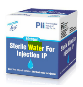 WATER FOR INJECTION 10ML PII’S