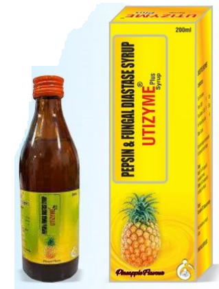 UTIZYME PLUS PINEAPPLE SYRUP