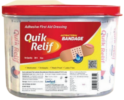 QUIK RELIF ADHESIVE STRIPS