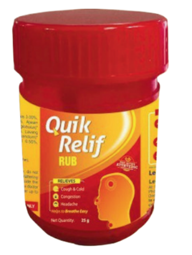 QUIK RELIF VAPOUR RUB