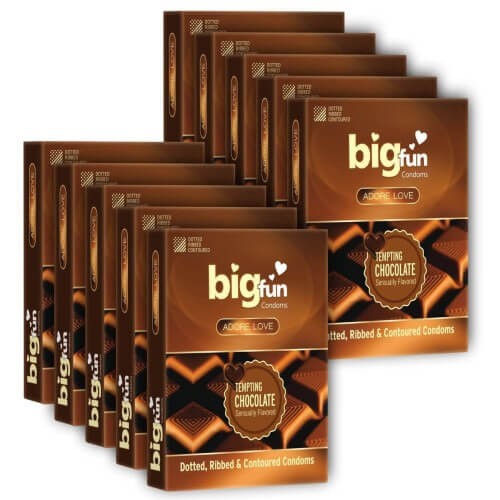 BIGFUN CHOCOLATE CONDOM 3’S