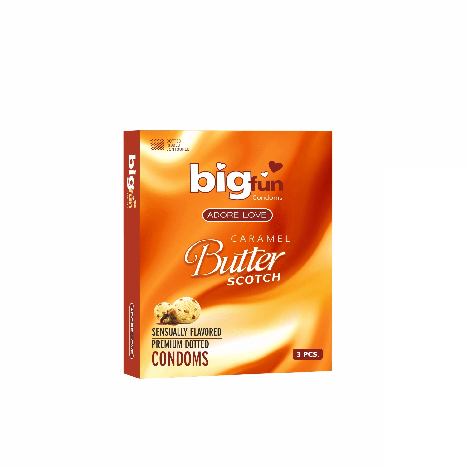 BIGFUN BUTTERSCOTCH CONDOM 3’S