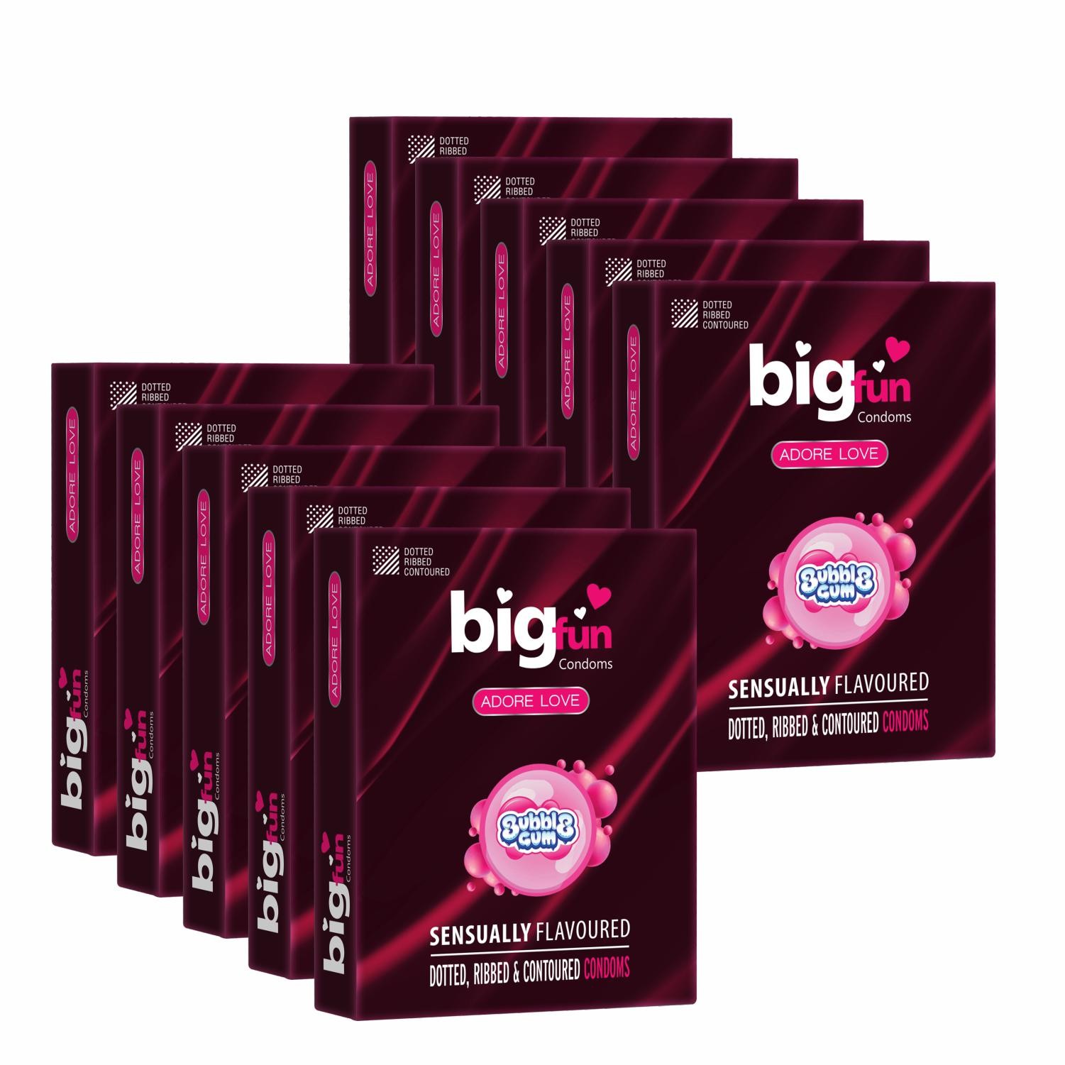 BIGFUN BUBBLEGUM CONDOM 3’S