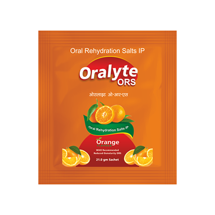 ORALYTE ORANGE 21GRM SACHET