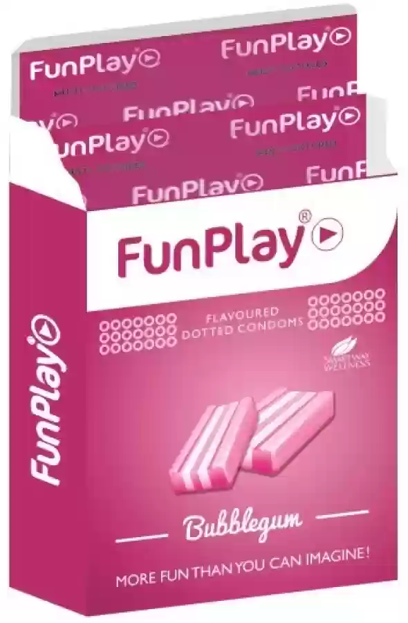 FUNPLAY BUBBLEGUM CONDOM 3’S