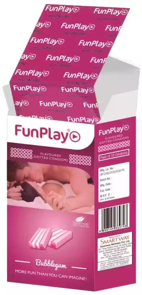 FUNPLAY BUBBLEGUM CONDOM 10’S