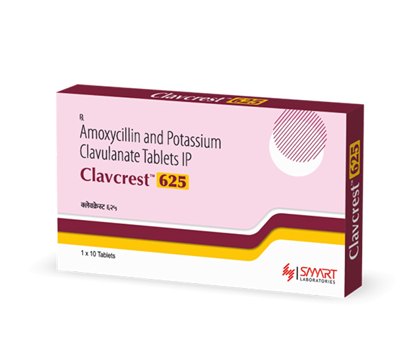 CLAVCREST 625MG TABLET 10’S