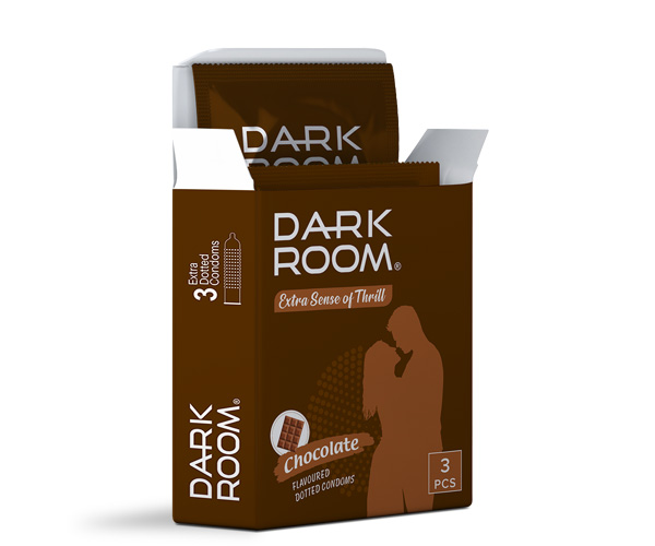 DARKROOM CHOCOLATE DOTT.CONDOM