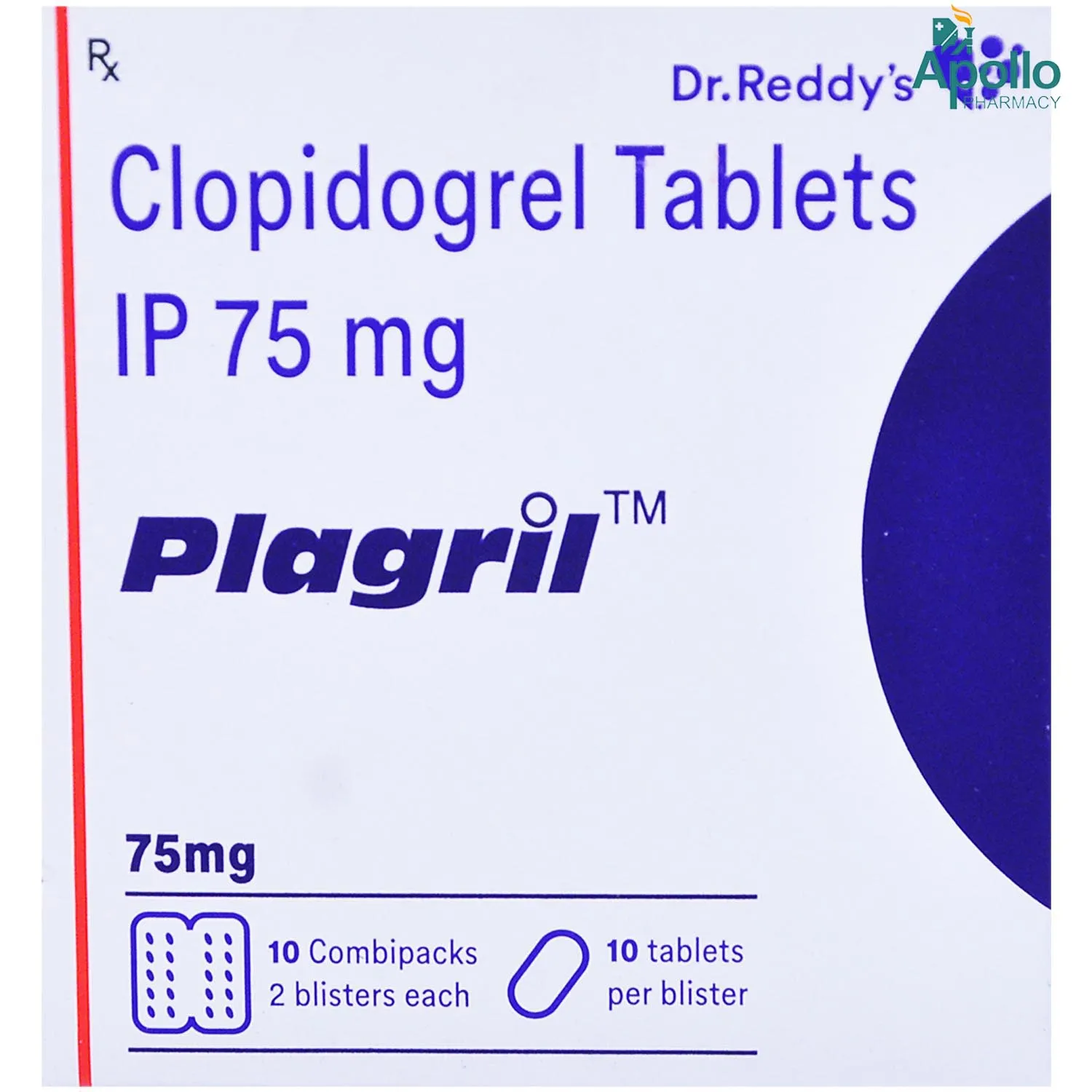 PLAGRIL 75MG TABLET