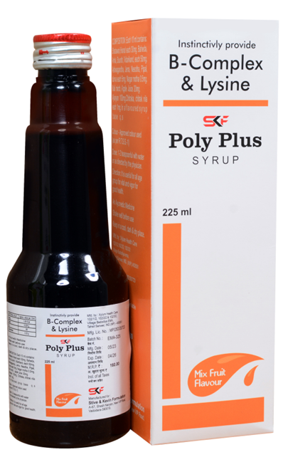 POLY PLUS 225ML SYRUP