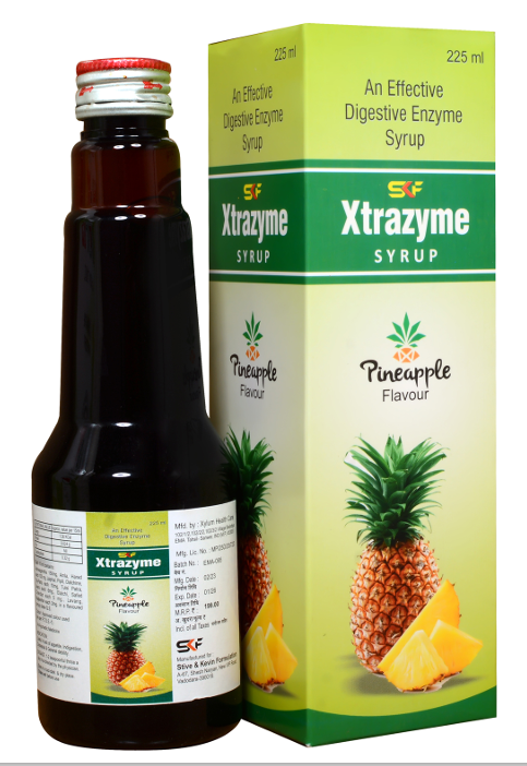 XTRAZYME SYRUP-PINEAPPLE