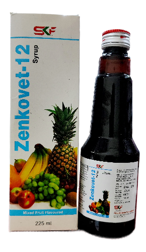 ZENKOVET-12 225ML SYRUP