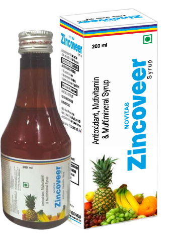 ZINCOVEER 200ML SYRUP