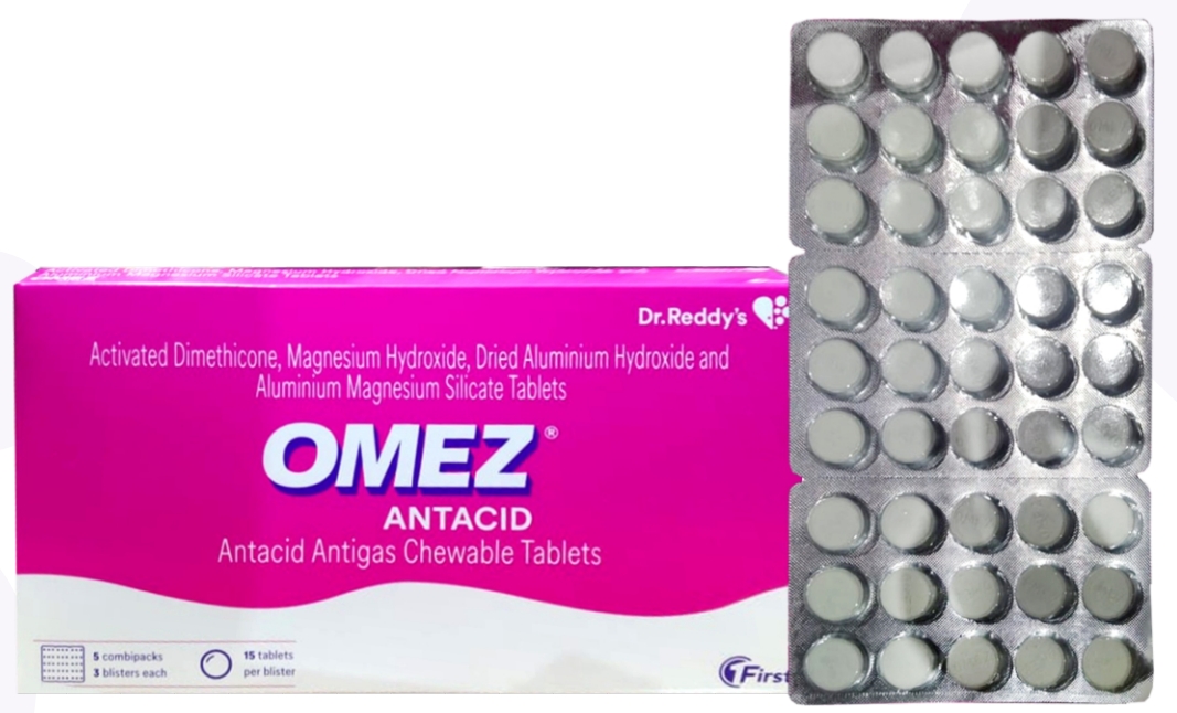 OMEZ ANTACID CHEWABLE TABLET