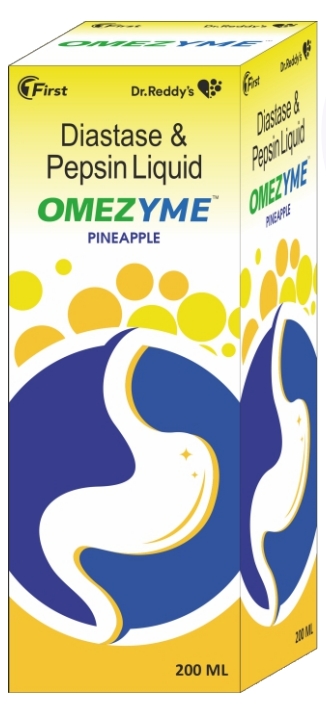 OMEZYME PINEAPPLE 200ML SYRUP