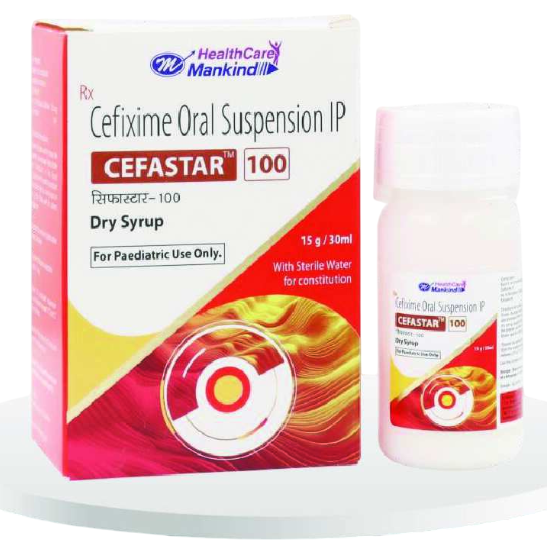 CEFASTAR 100MG DRY SYRUP