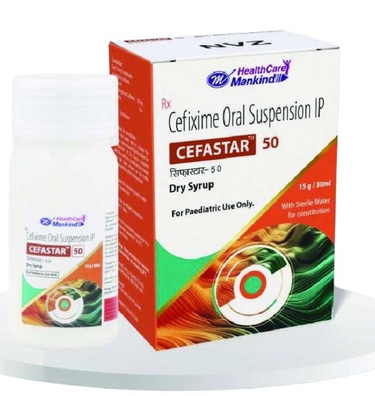 CEFASTAR 50MG DRY SYRUP