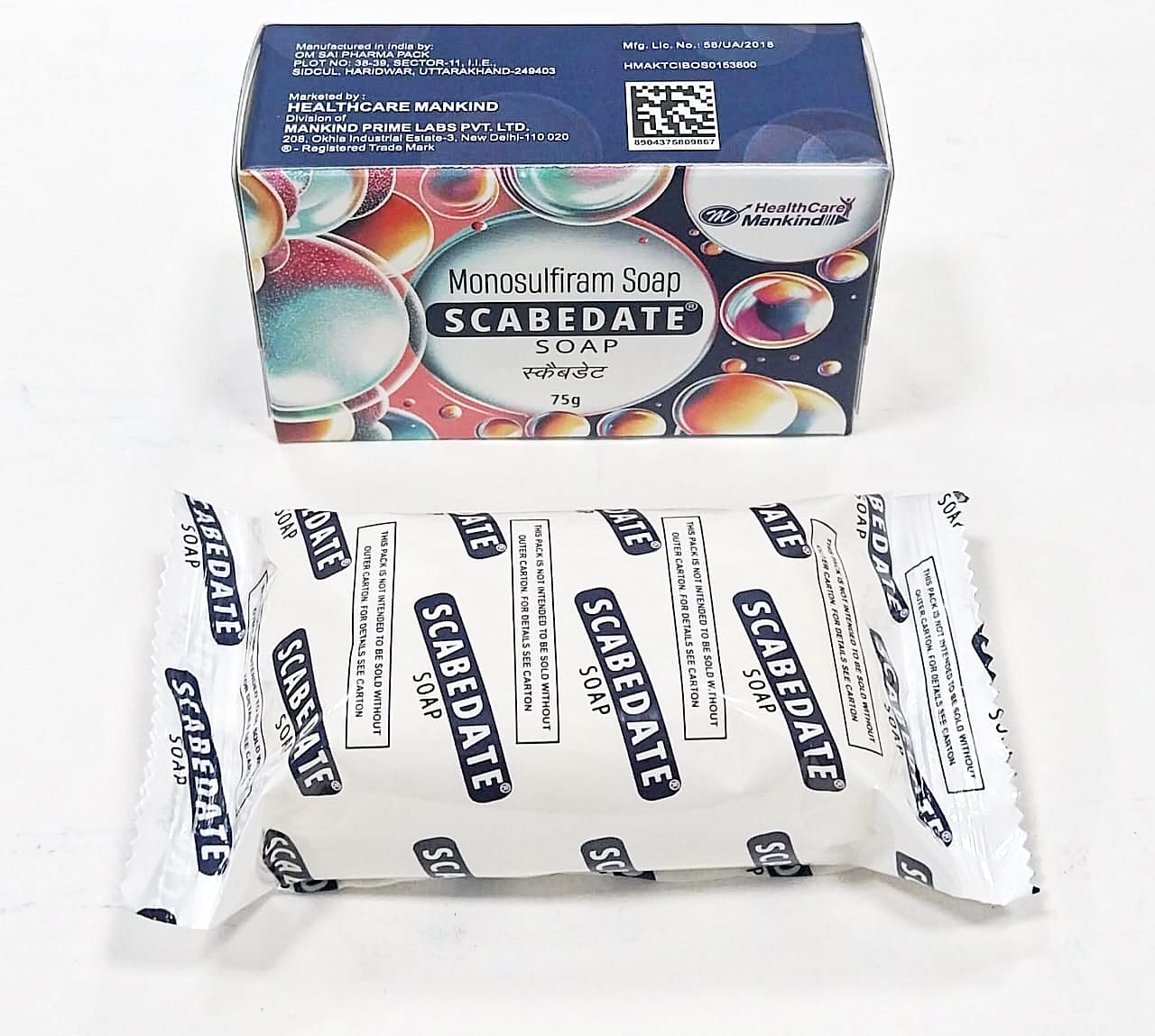 SCABEDATE SOAP 75GRM