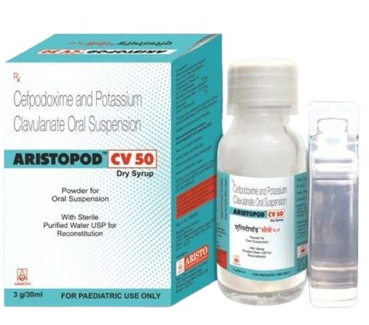 ARISTOPOD CV 50MG DRY SYRUP